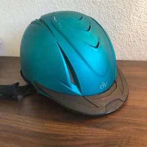 M/L Ovation Teal riding helmet